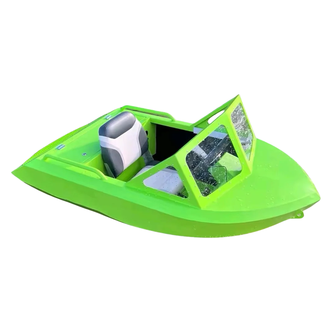 HAVOSPARK KA01 Mini Jet Boat – Electric Aluminum Go Kart Boat for Water Racing & Water Sports