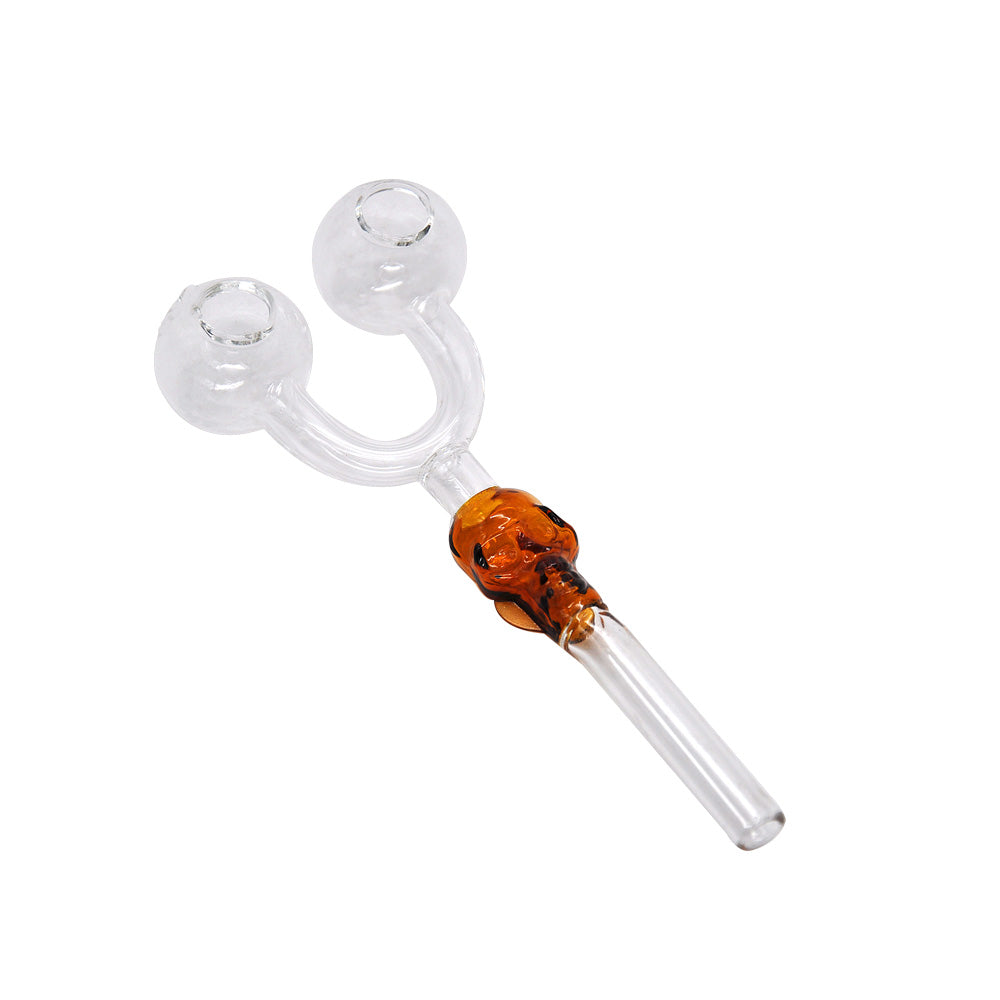 Double Bowl Slingshot Glass Pipe