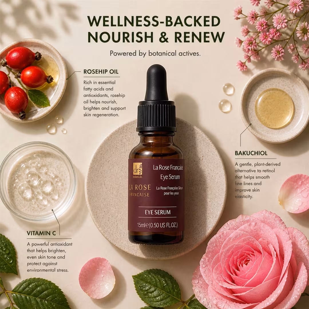 Dr Botanicals  La Rose Francaise Anti-Aging Eye Serum