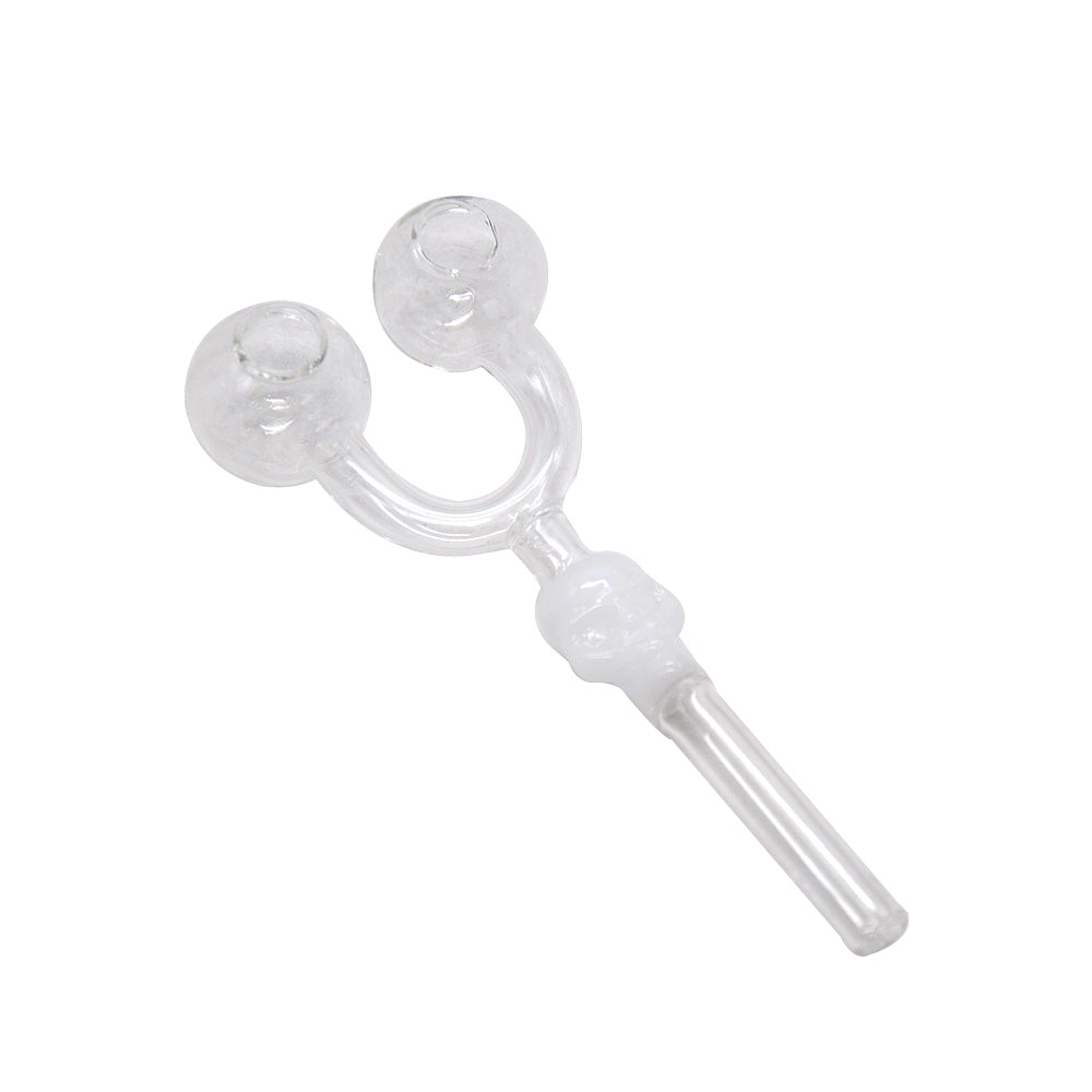 Double Bowl Slingshot Glass Pipe