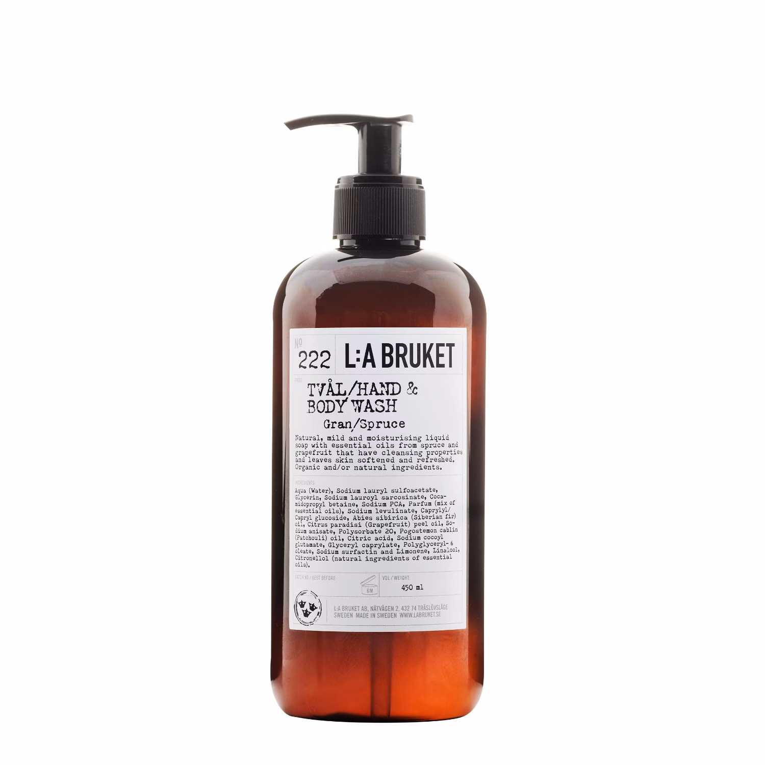 No. 222 Hand & Body Wash Spruce