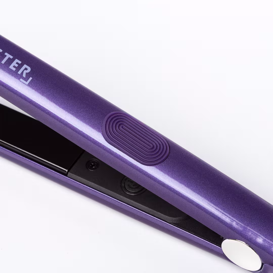 GLISTER  Festival Mini Tourmaline Flat Iron with Holographic Bandolier Bag