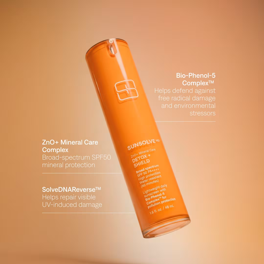 SunsolveMD  ZnO+ Mineral Care Detox + Shield SPF50