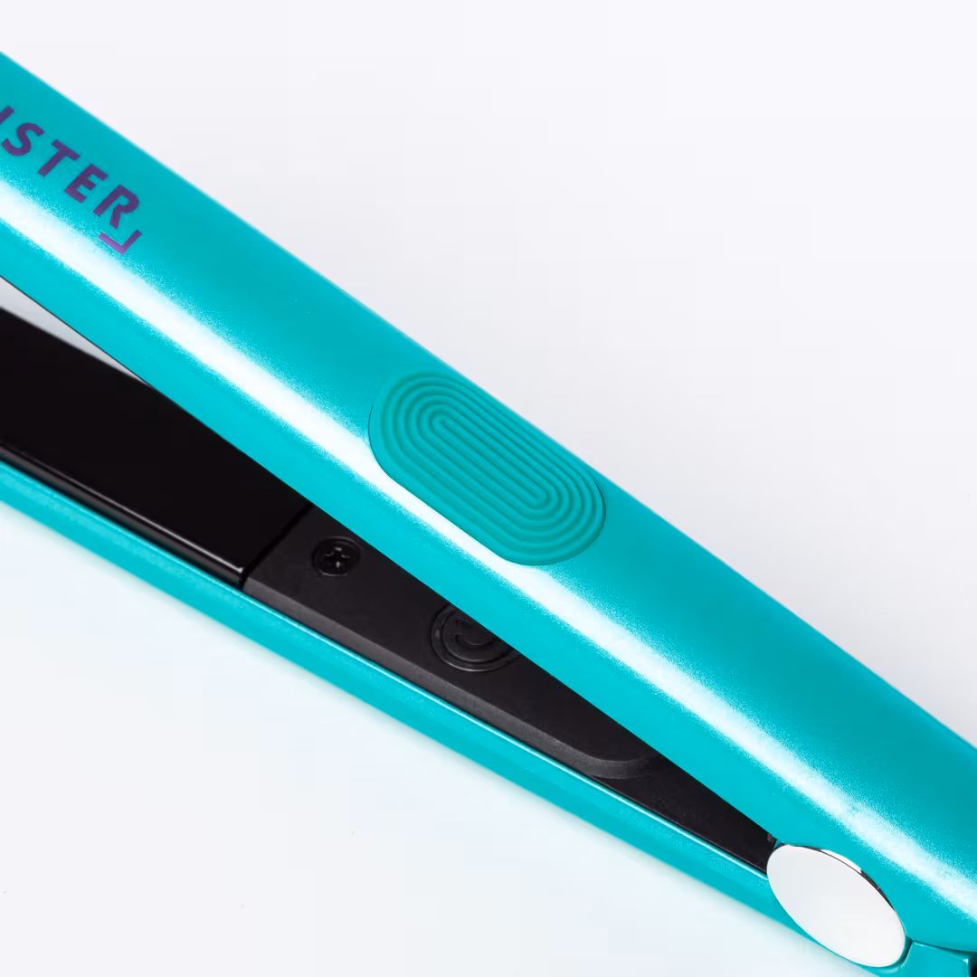 GLISTER  Tourmaline Gem Mini Flat Iron with Holographic Bandolier Bag