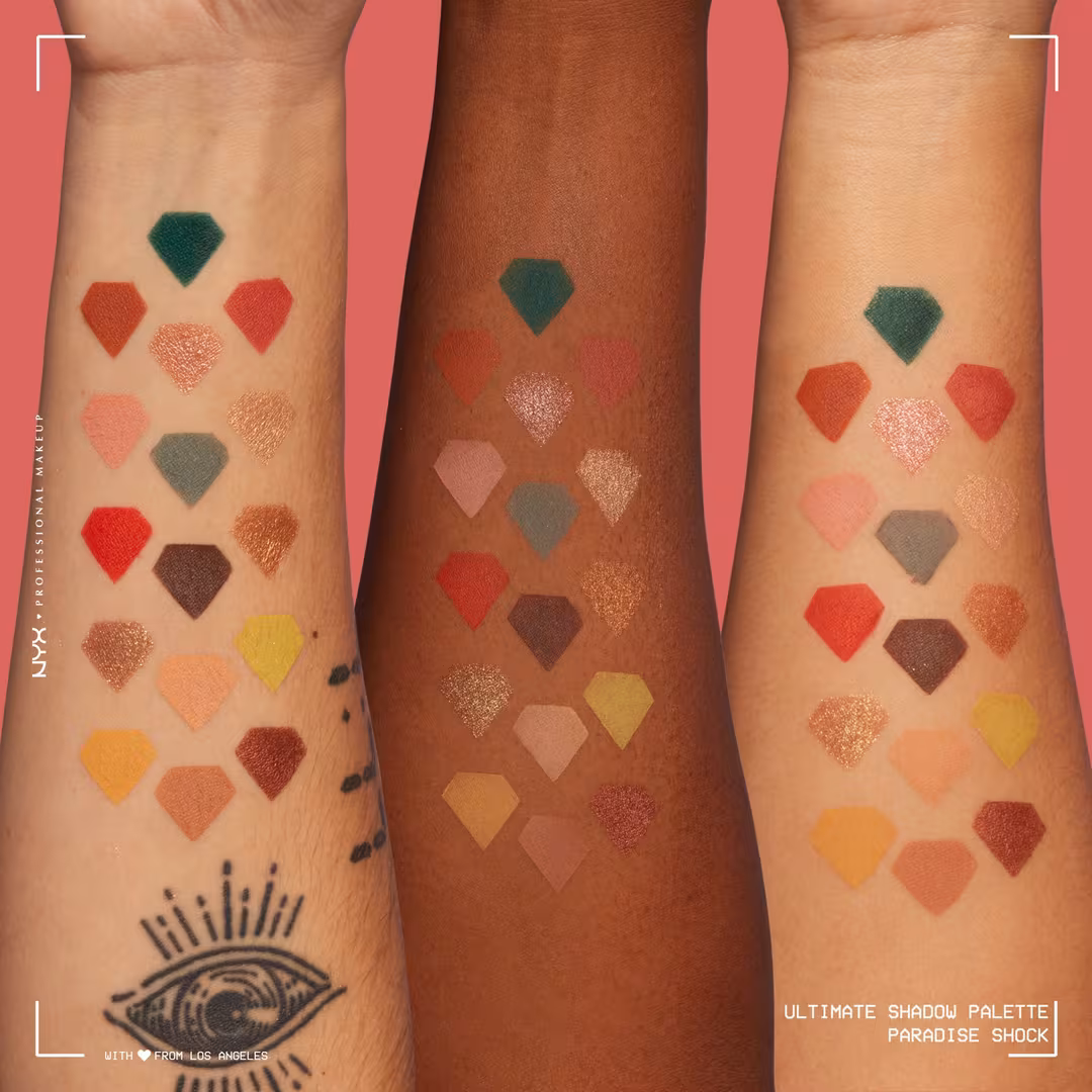 NYX Professional Makeup  Ultimate Color Shadow Palette Paradise Shock