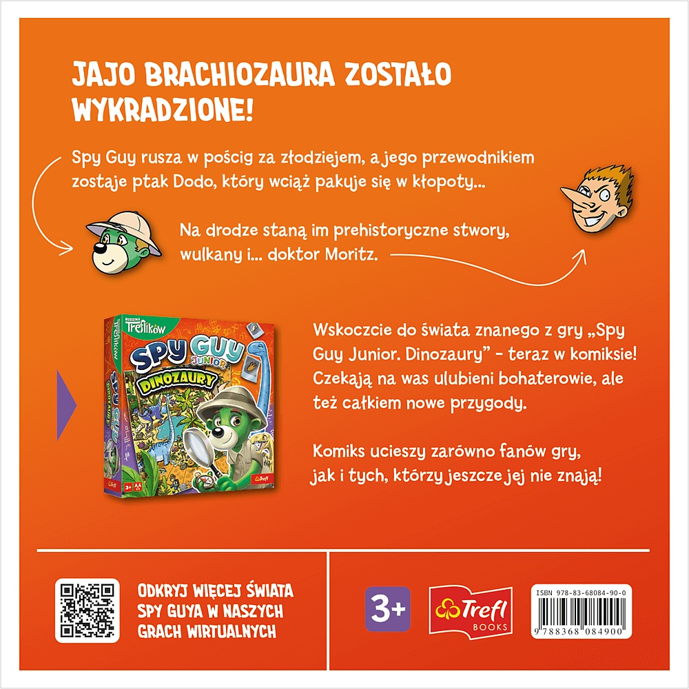 Komiks Spy Guy, Dinozaury