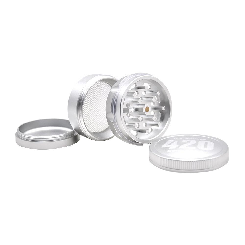 Its Always 420 Somewhere Grinder 4 Layer 63MM (2 Color)