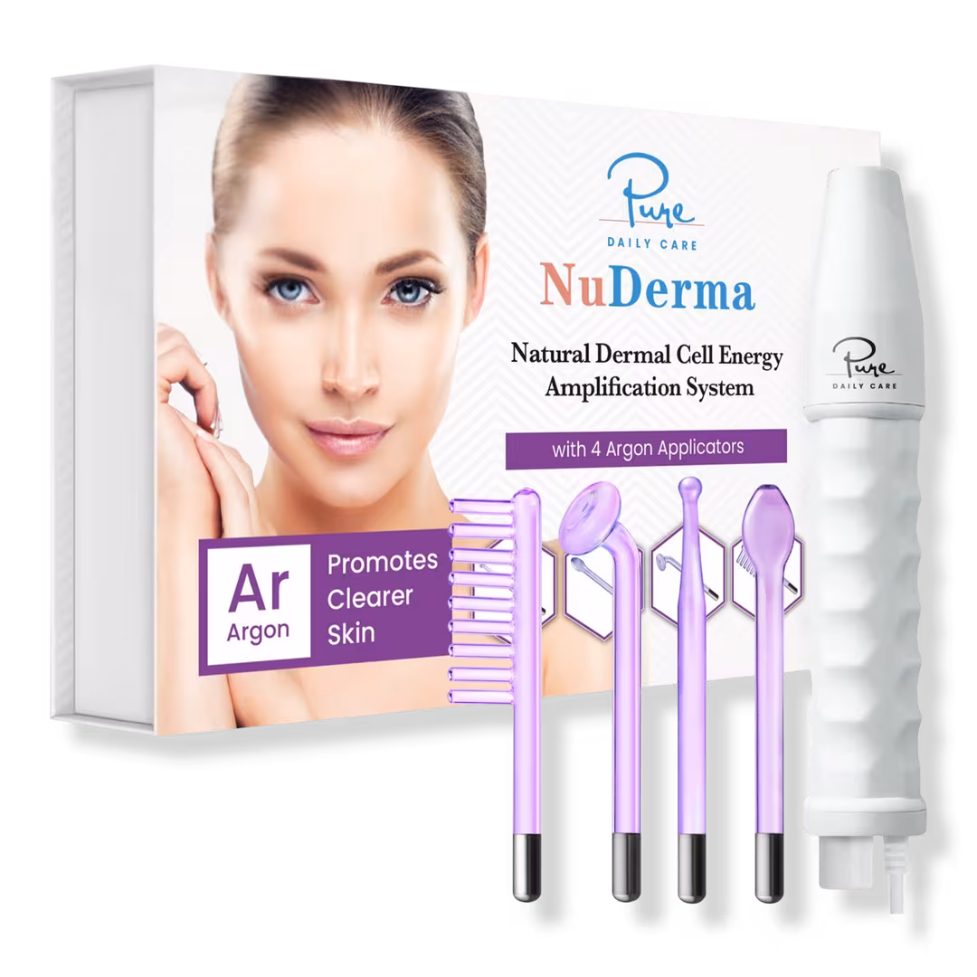 Pure Daily Care  NuDerma Standard High Frequency Wand w/Argon Applicators
