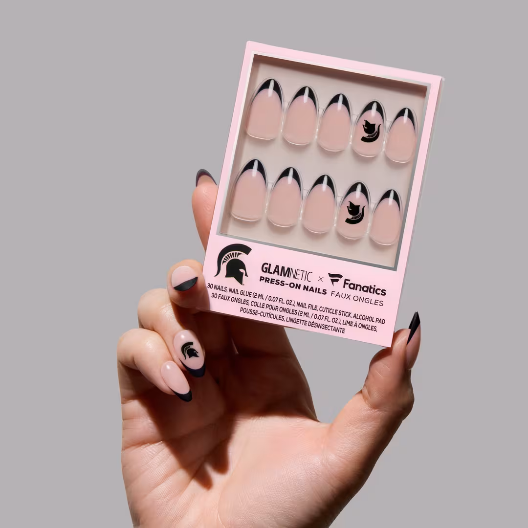 Glamnetic x Fanatics Nail  Michigan State Spartans Press-On Nails