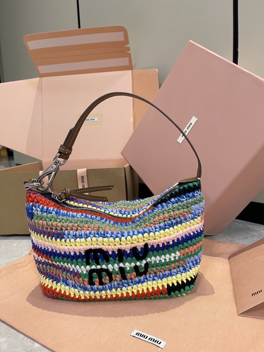 Miu Miu Crochet Pouch 10A