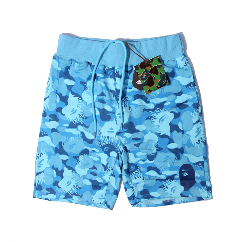 Adjustable elastic shorts for blue vacation