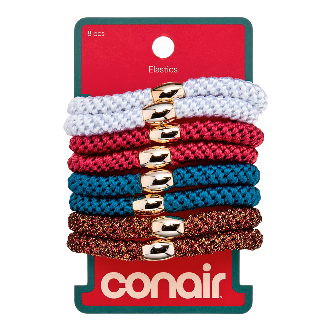 Conair Accessories  Mixed Elastics with Gold Bead
