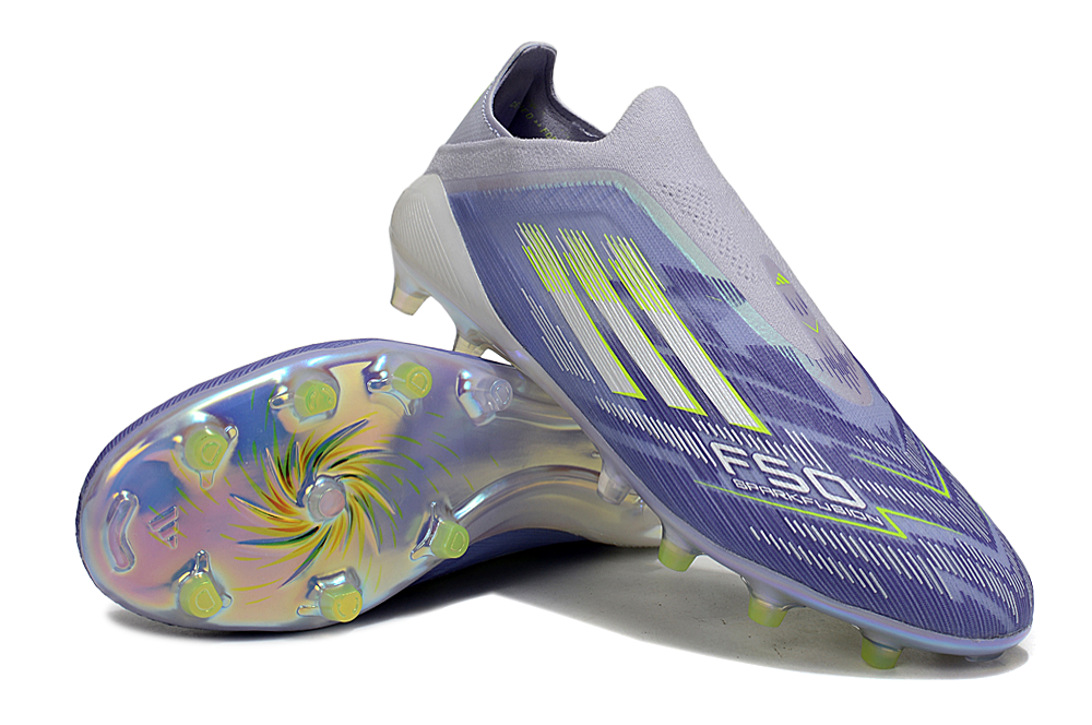 A F50 SPARKFUSION ELITELOW CUT LACELESS FG/AGRADIANT BLAZE.VIOLETTONE/LUCID LEMON/PURPLERUSH