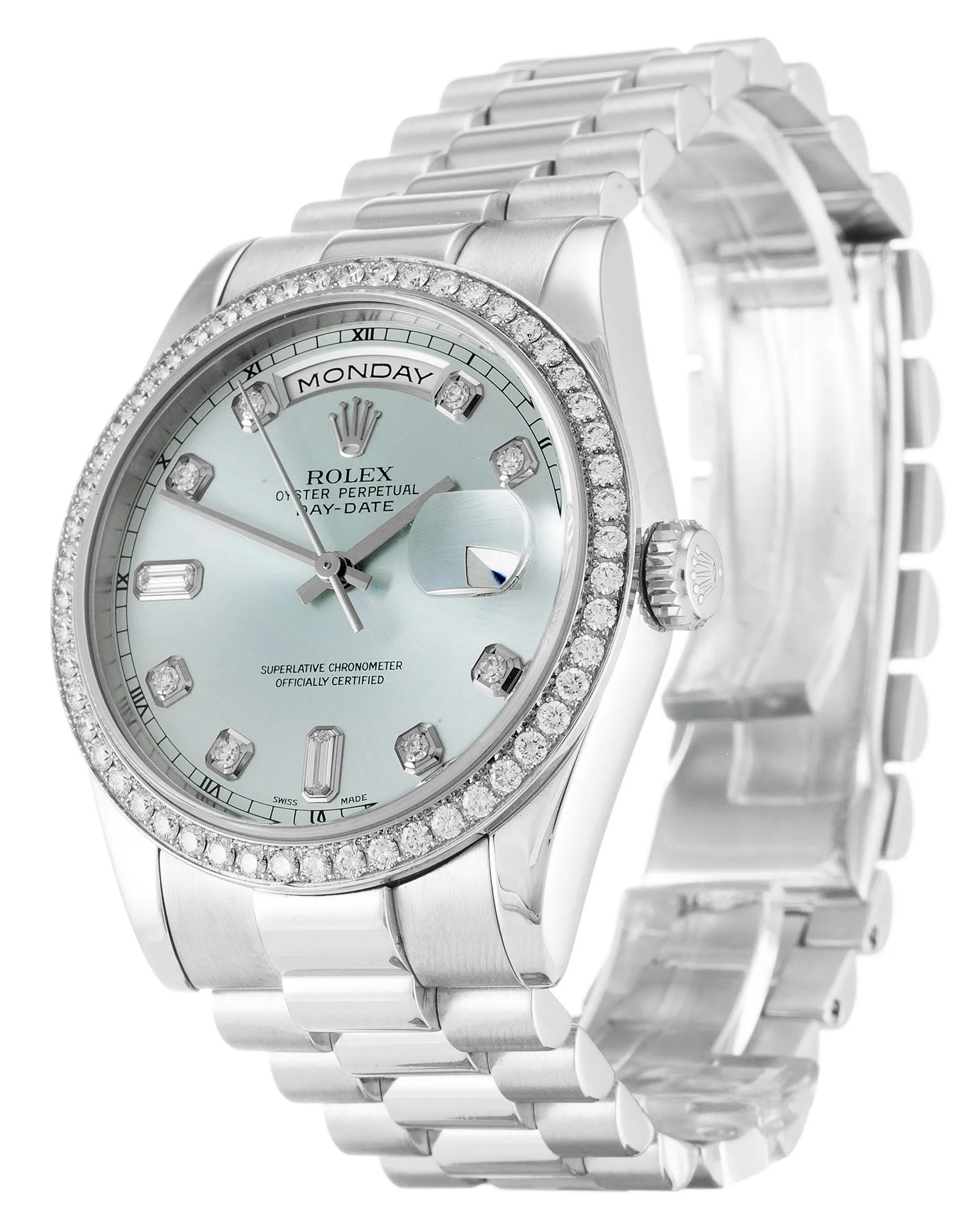 Rolex Day-Date Blue Dial 118346