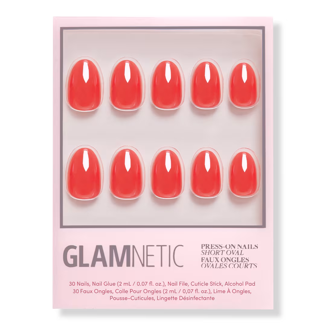 Glamnetic  Icon Red Press-On Nails