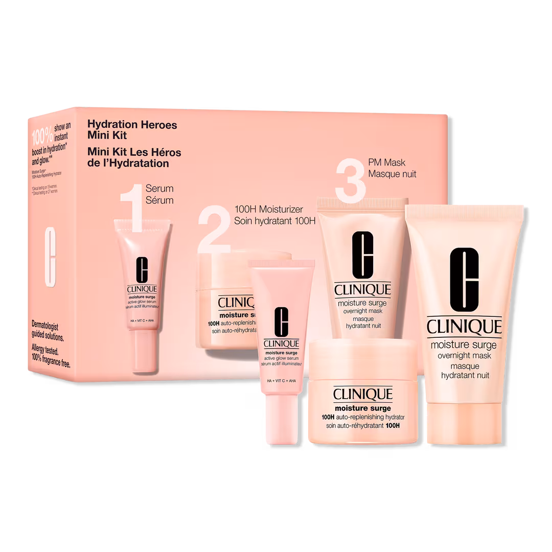 Clinique  Hydration Heroes: Mini Moisture Surge Skincare Set