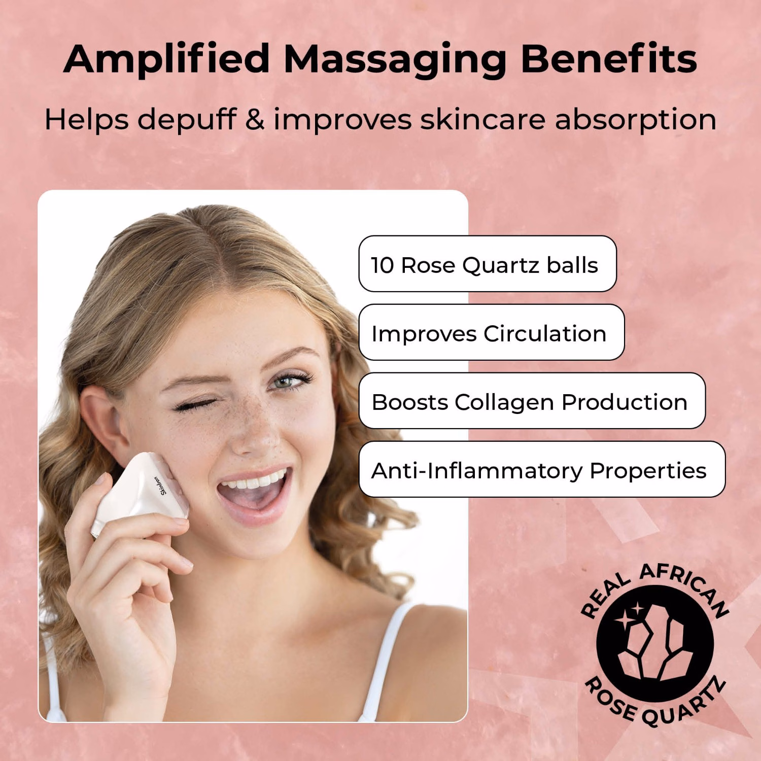 Skin Iron face Rose Quarts