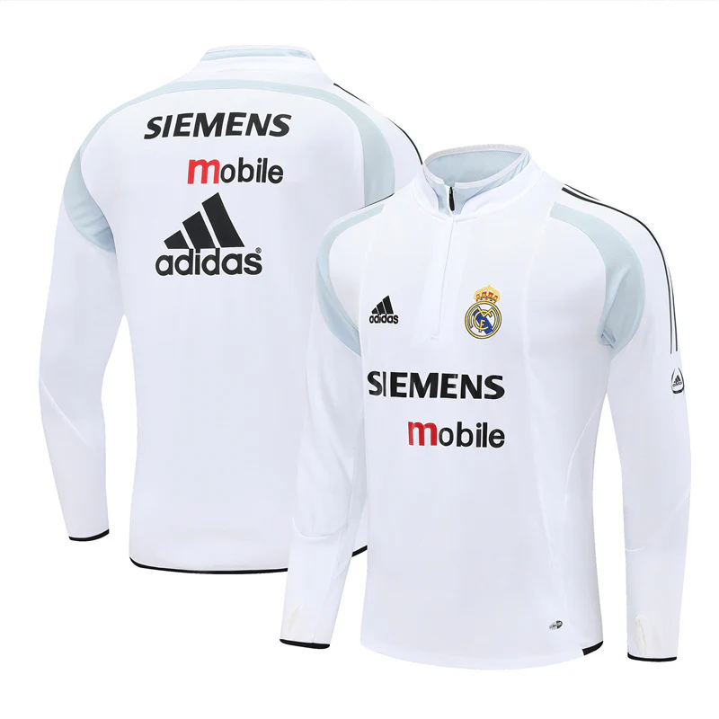 Real Madrid Training Jacket Men 2004 2005 White