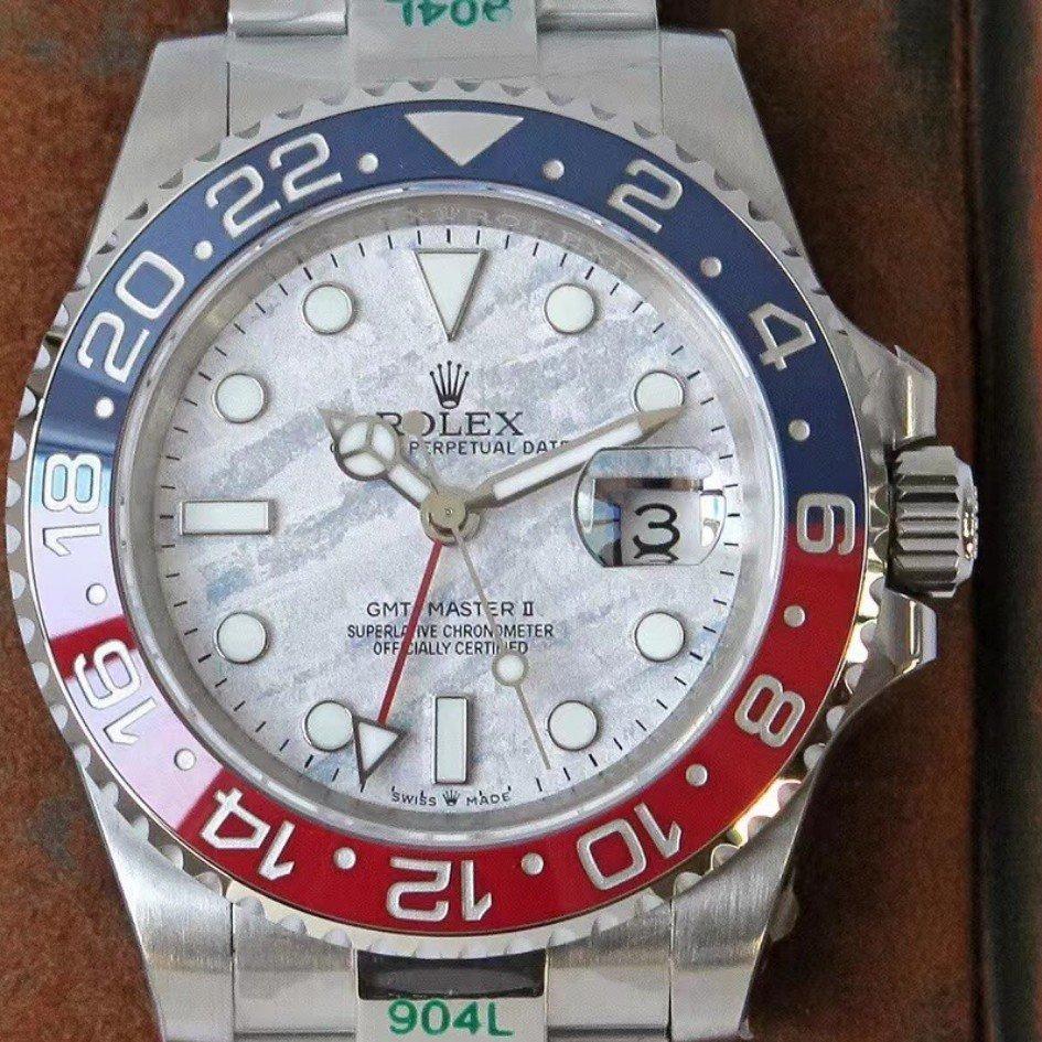 Rolex Watch GMT-MASTER II PEPSI MATEORITE DIAL Watch