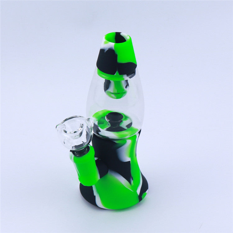7 Camouflage Fountain Silicone Dab Rig
