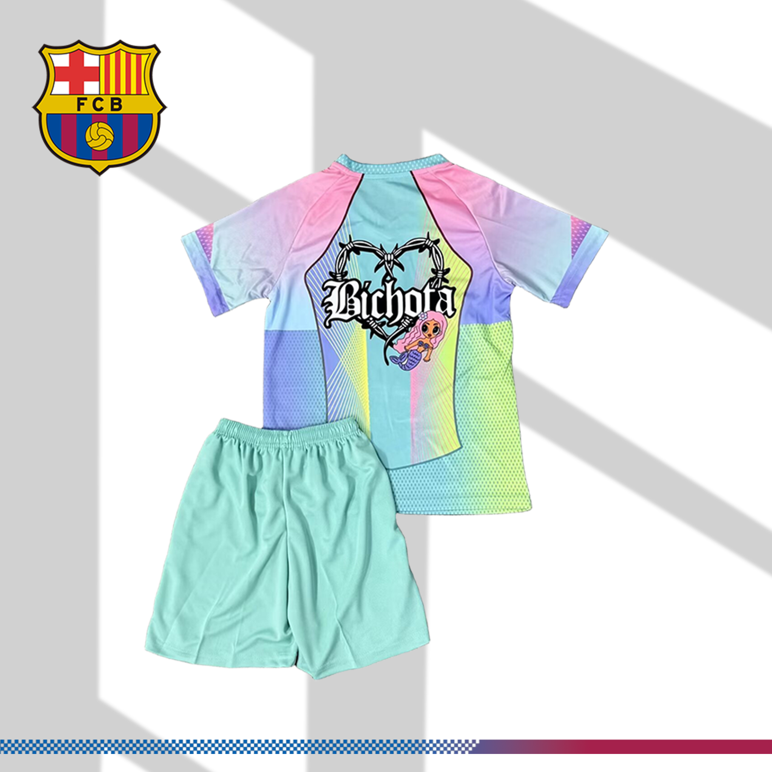 2025/2026 Barcelona Special Edition Football Shirt (Kids Kit socks)