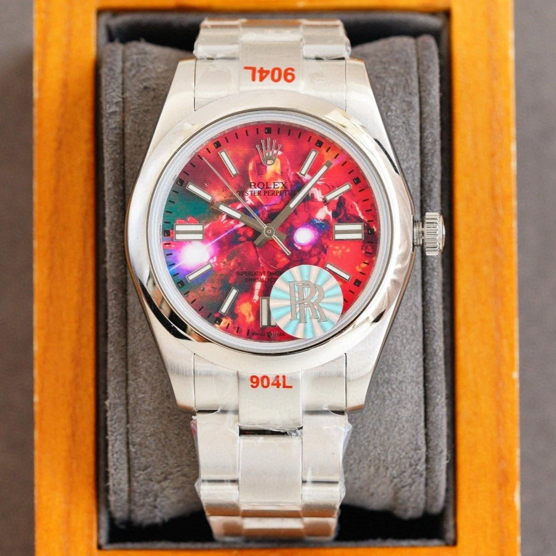 Rolex Watch OYSTER 41 STAINLESS STEEL CUSTOM IRONMAN Watch