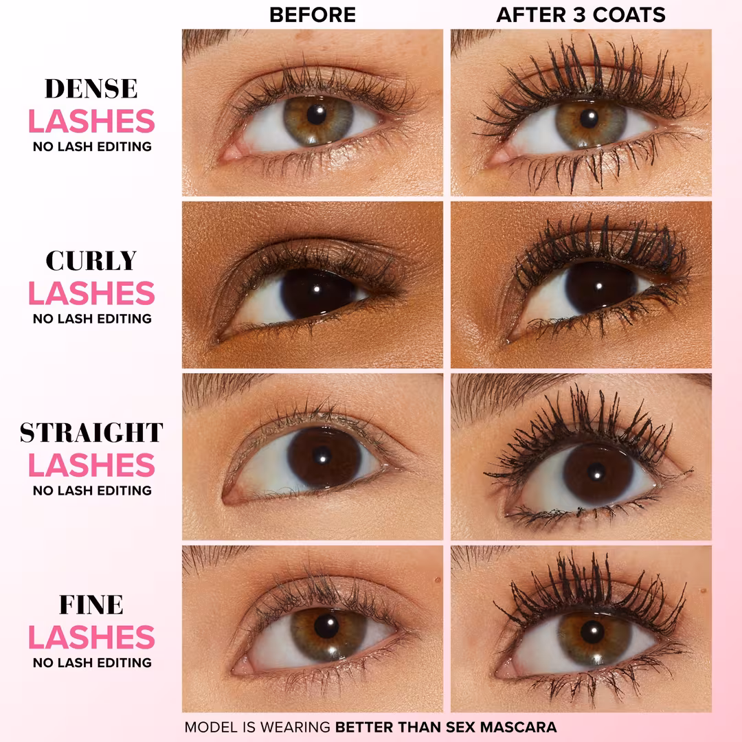 Too Faced  Travel Size Better Than Sex Volumizing & Lengthening Mascara