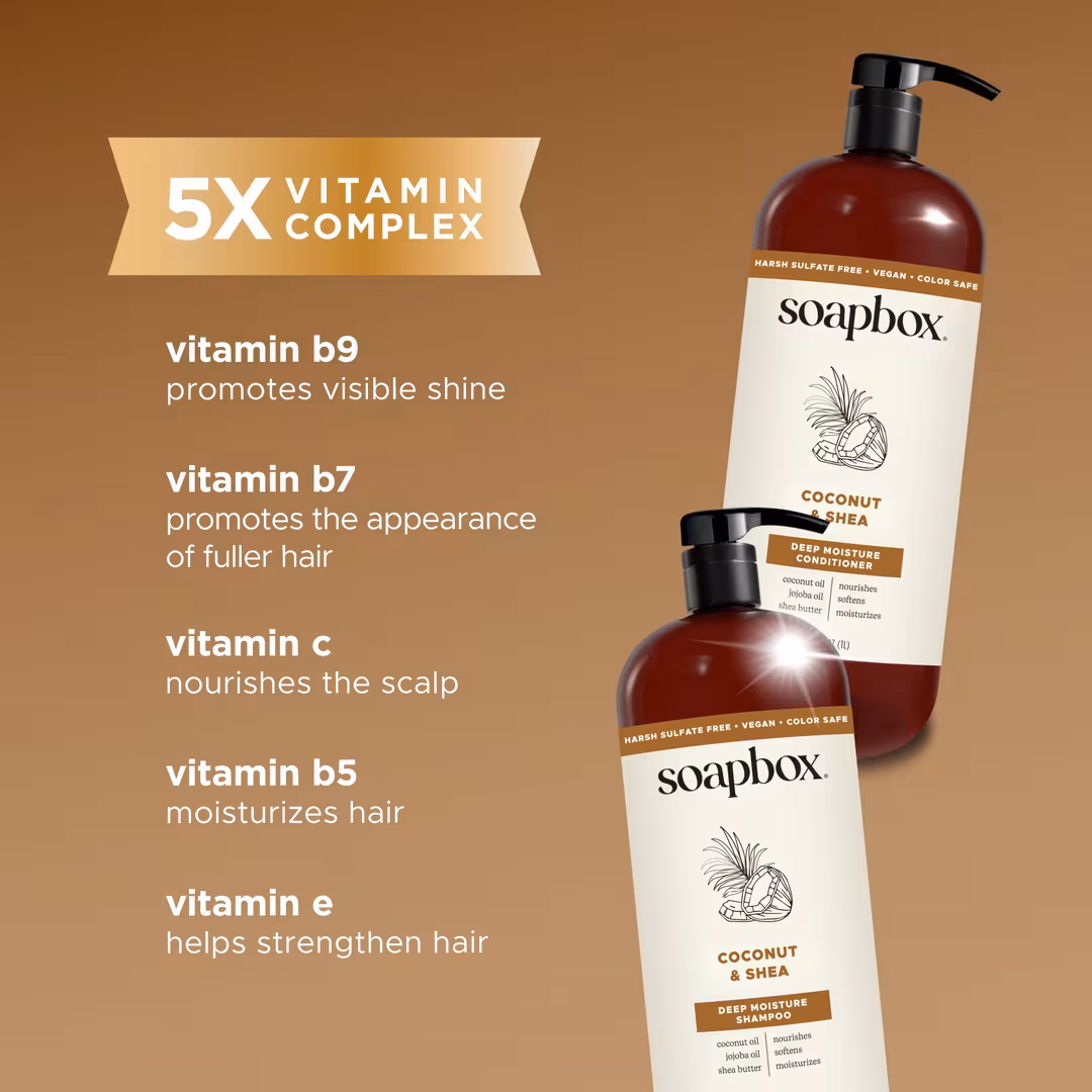 Soapbox  Coconut & Shea Deep Moisture Conditioner
