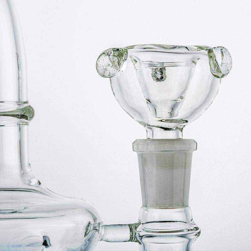 14mm Male Clear Round Bong Bowl