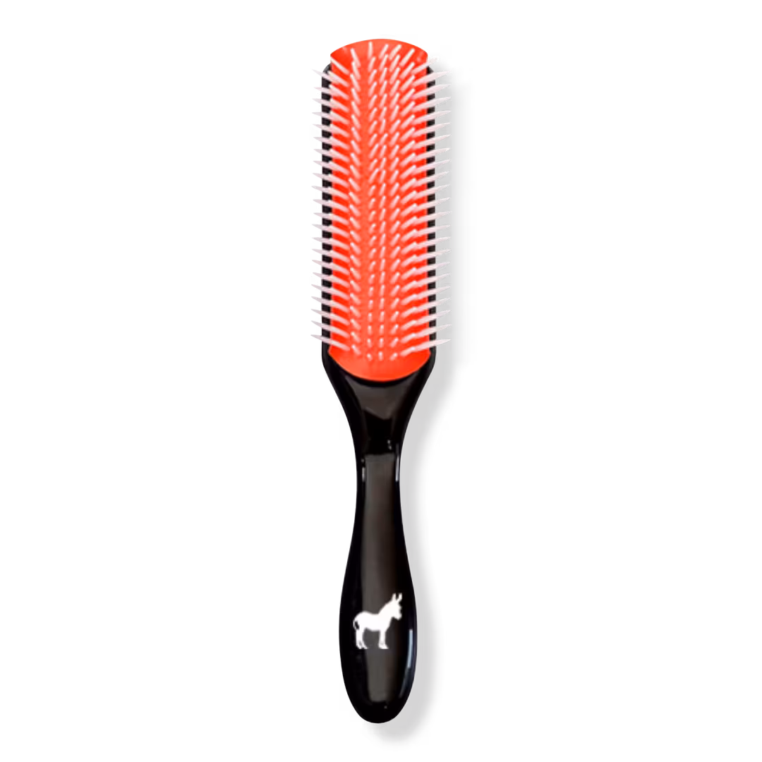 Pete & Pedro  Classic Cushion 9-Row Anti-Frizz Nylon Bristle Hair Brush