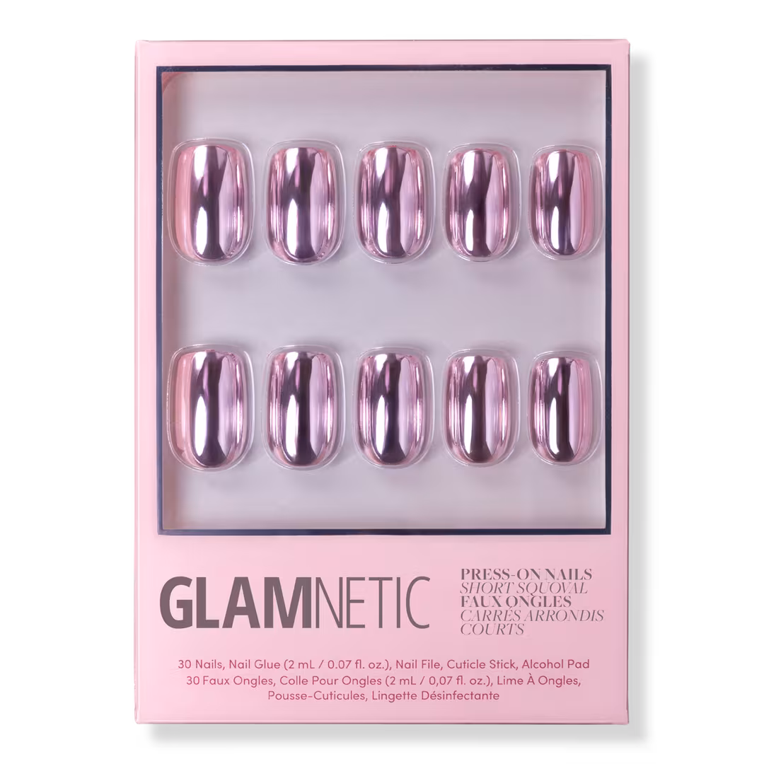 Glamnetic  Metallic Blush Press-On Nails