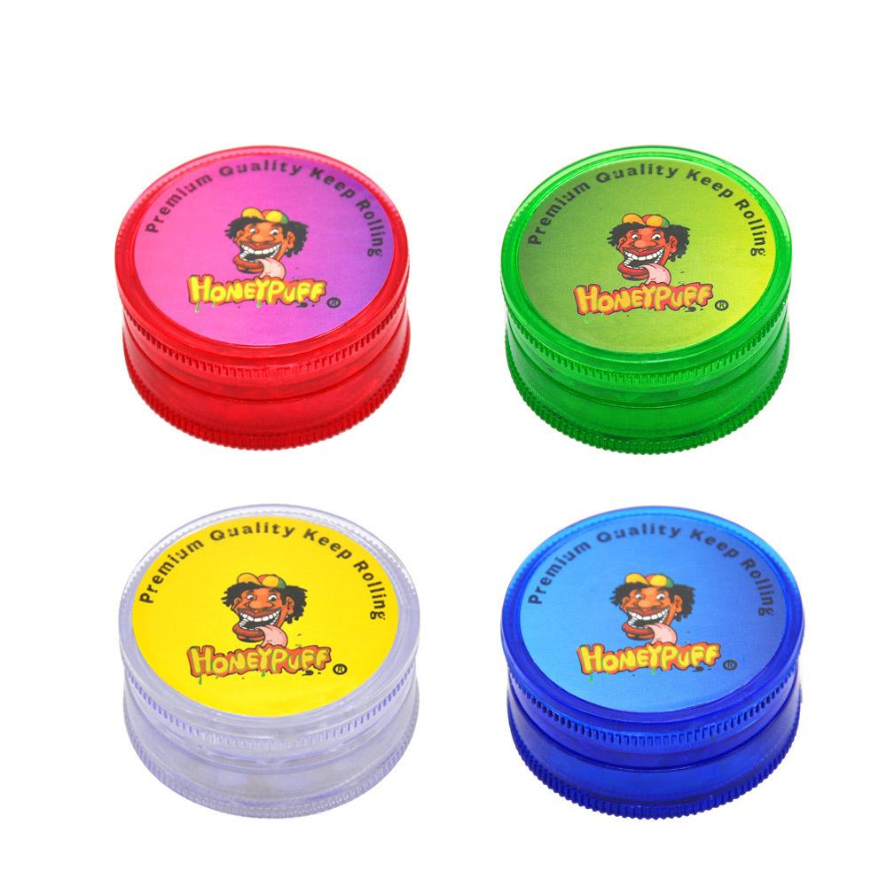 Honepuff Plastic Smoke Weed Grinder 2 Layer