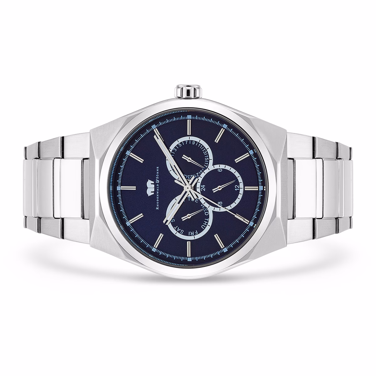 Armband-Uhr Cooledge aus Edelstahl in silber