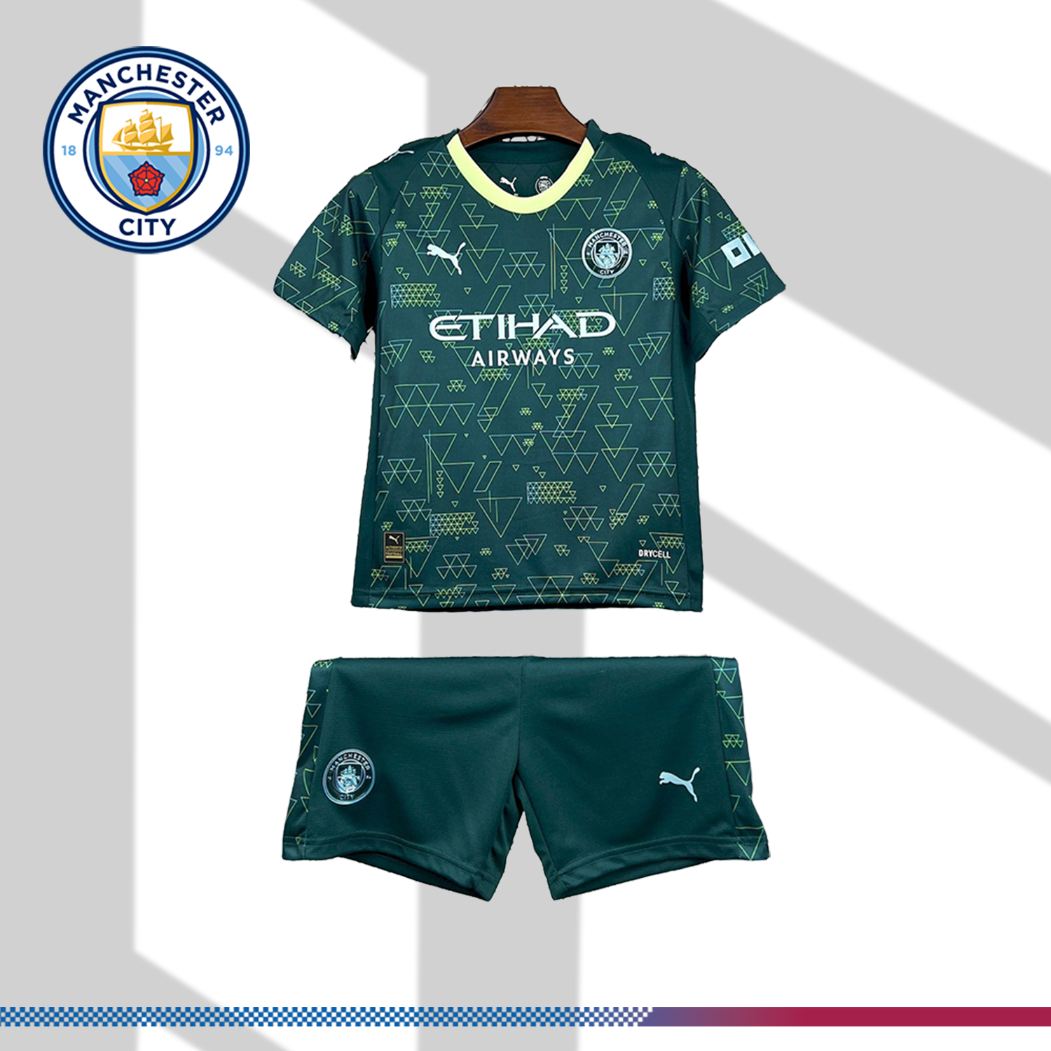2025/2026 Manchester City EA SPORTS FC Jersey(Kids Kit socks)