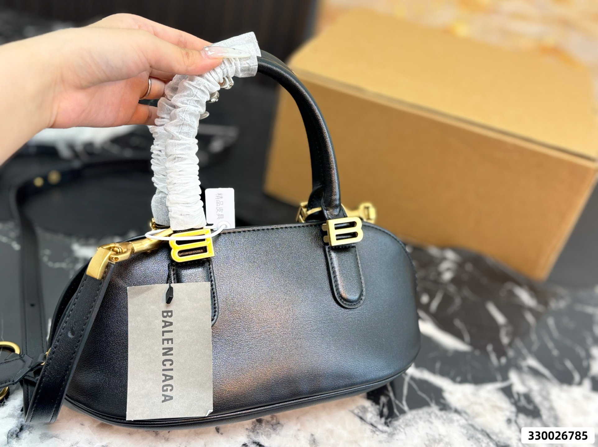 Balenciaga Bolero Mini Shell Bag