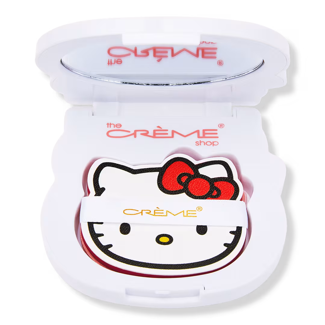 The Crème Shop  Hello Kitty Mattifying Blotting Paper + Reusable Mirror Compact