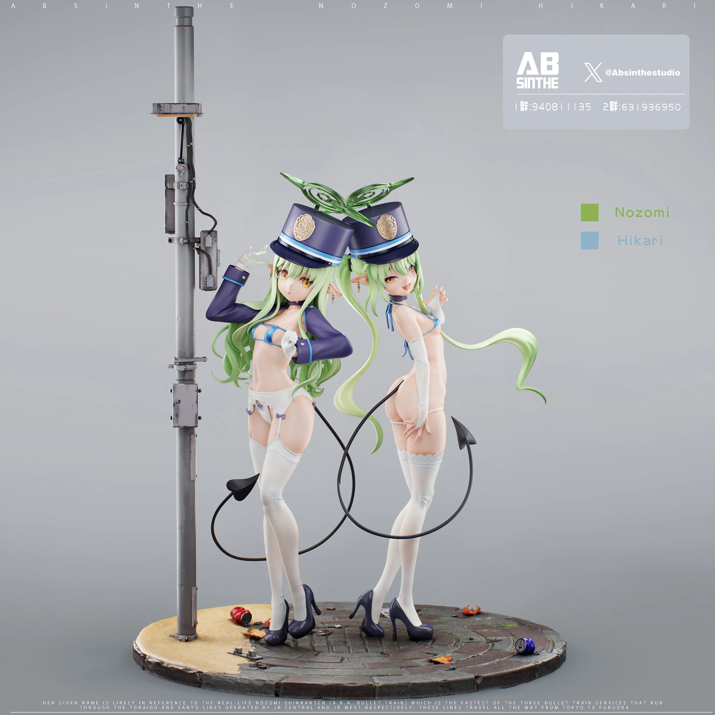Blue Archive - Nozomi & Hikari Tachibana | 1:6 Resin Statue | von ABsinthe Studio