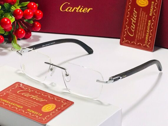 Cartier rimless eyeglasses