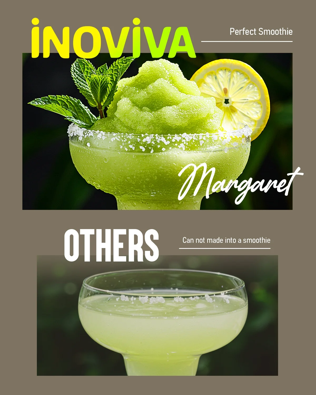 Slushie Machine, No Ice Needed, INOVIVA 68 oz Frozen Drink Maker for Home with Self-Cleaning, 5 Preset Programs, Frozen Margaritas, Frapps, Milkshake, and More