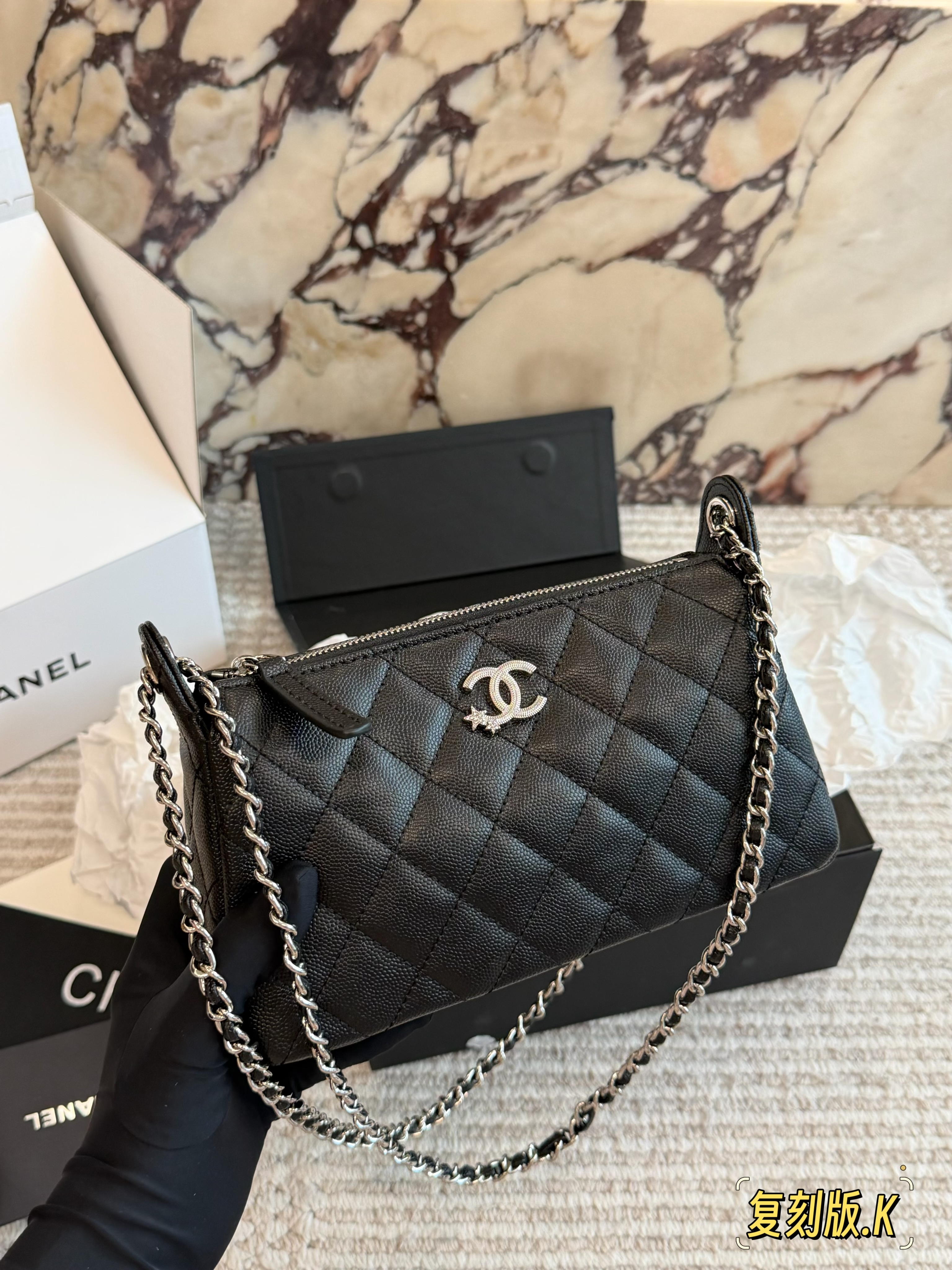 Chanel 25A Mahjong Bag