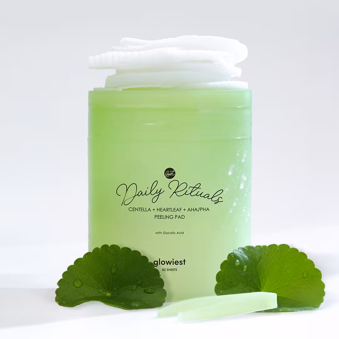 glowiest  Daily Rituals Centella + Heartleaf + AHA/PHA Peeling Pad