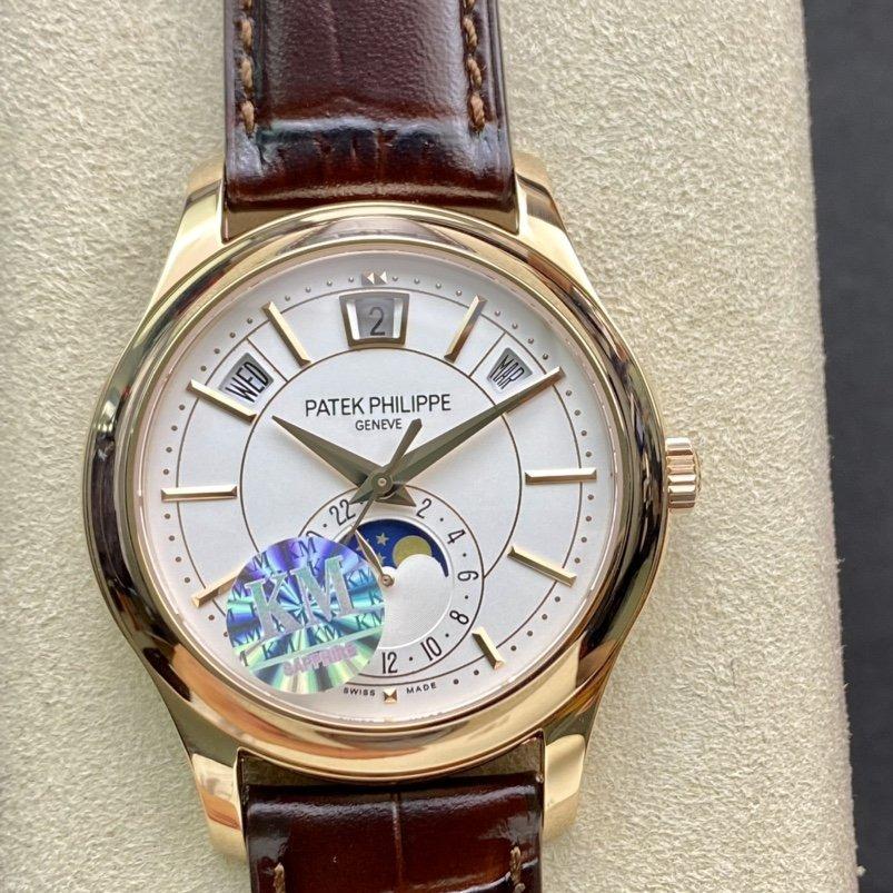 PATEK Watch ANNUAL CALENDAR YELLOW GOLD WHITE DIAL