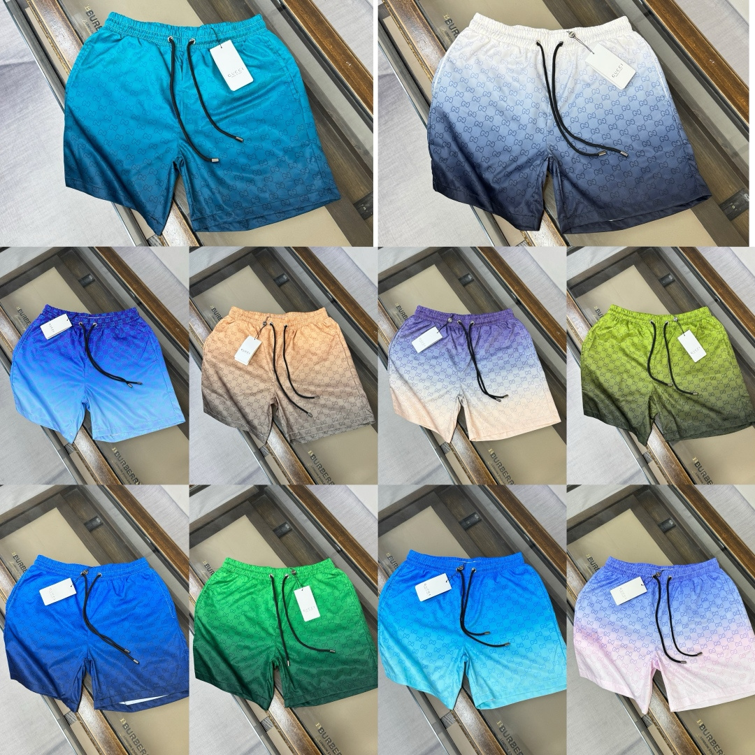 Gucci Style All-Over GG Monogram Gradient Shorts