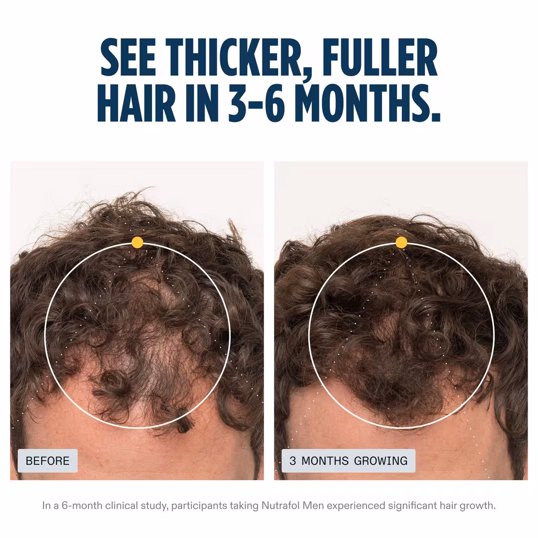 NUTRAFOL  Men's Clinically Proven Hair Growth Supplement