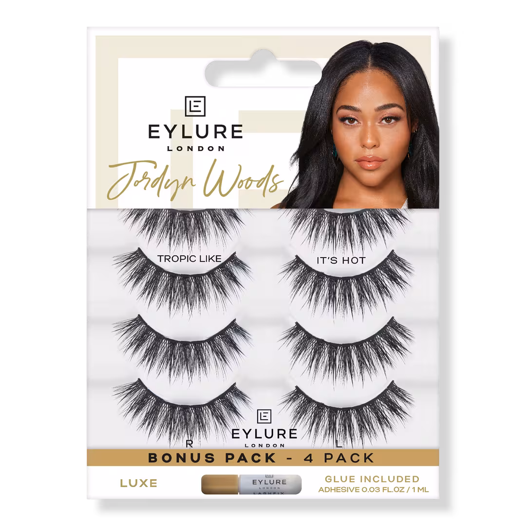 Eylure  Jordyn Woods Tropic Like It's Hot Luxe Eyelashes Multipack