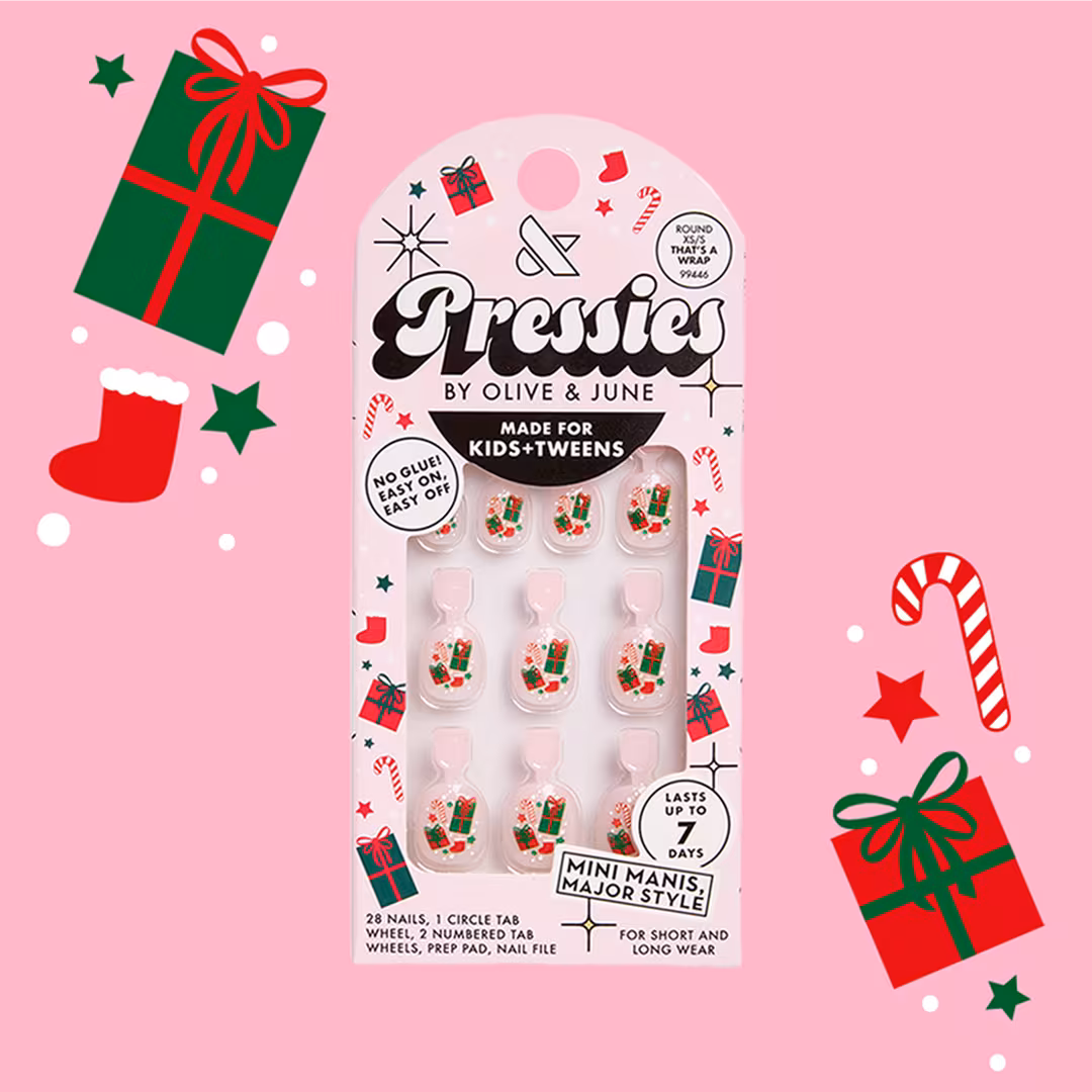Olive & June  Holiday Pressies - That’s a Wrap - Extra Short