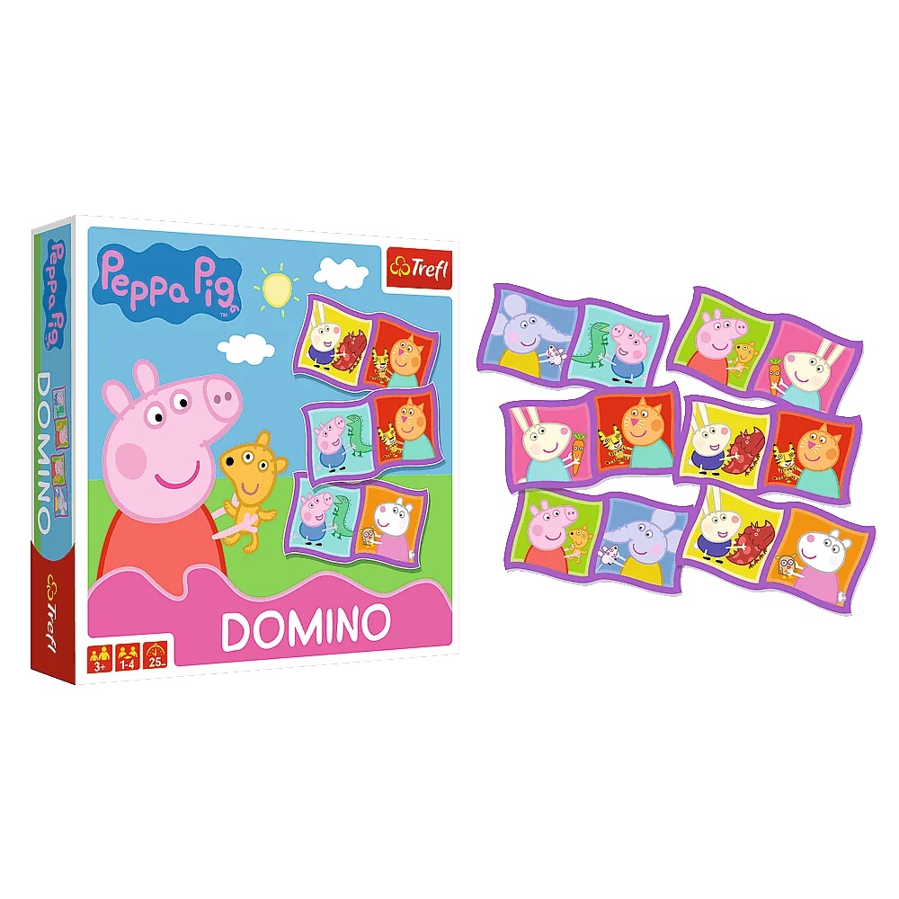 Gra Dla Dzieci Świnka Peppa Domino Peppa