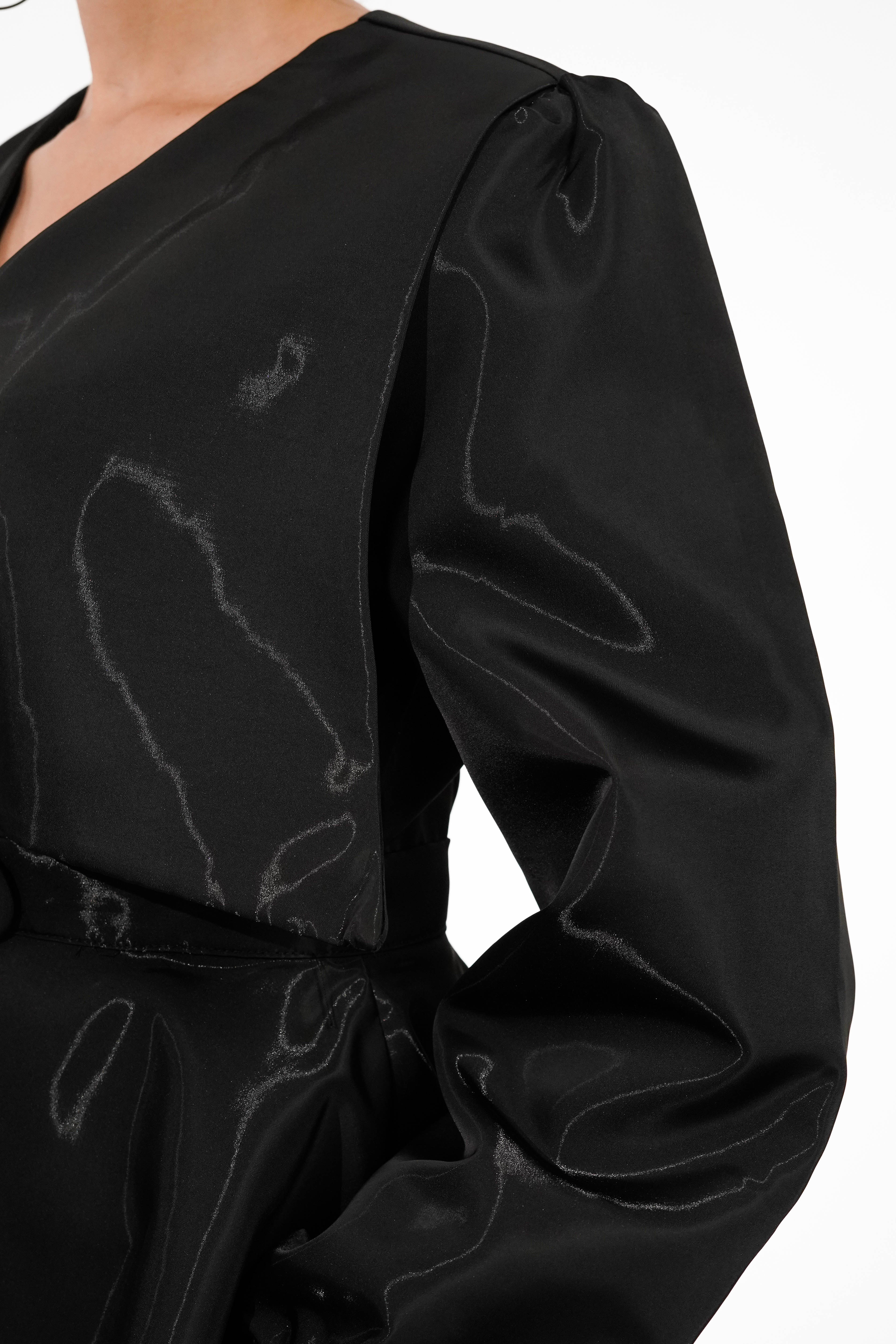 Nicole Black Jacket  Top