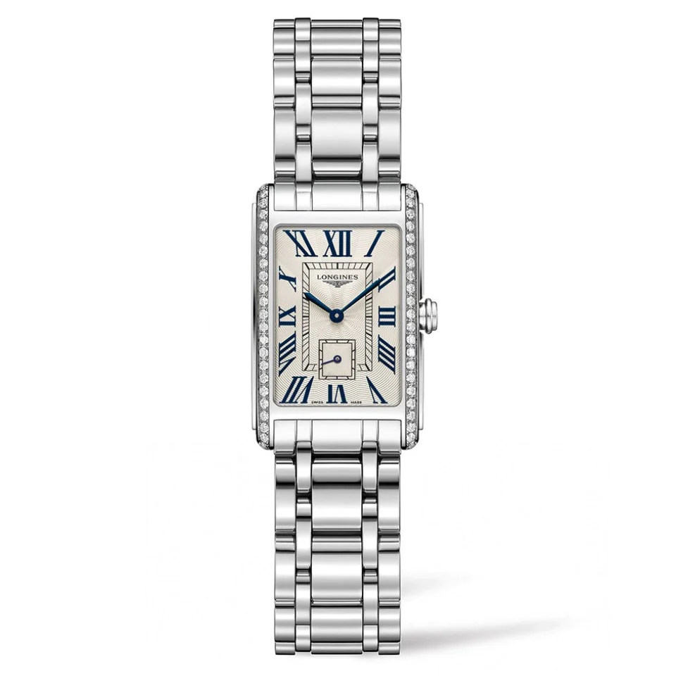 Longines DolceVita 20.50x32MM Quartz Silver Dial Diamond Bezel L52550716
