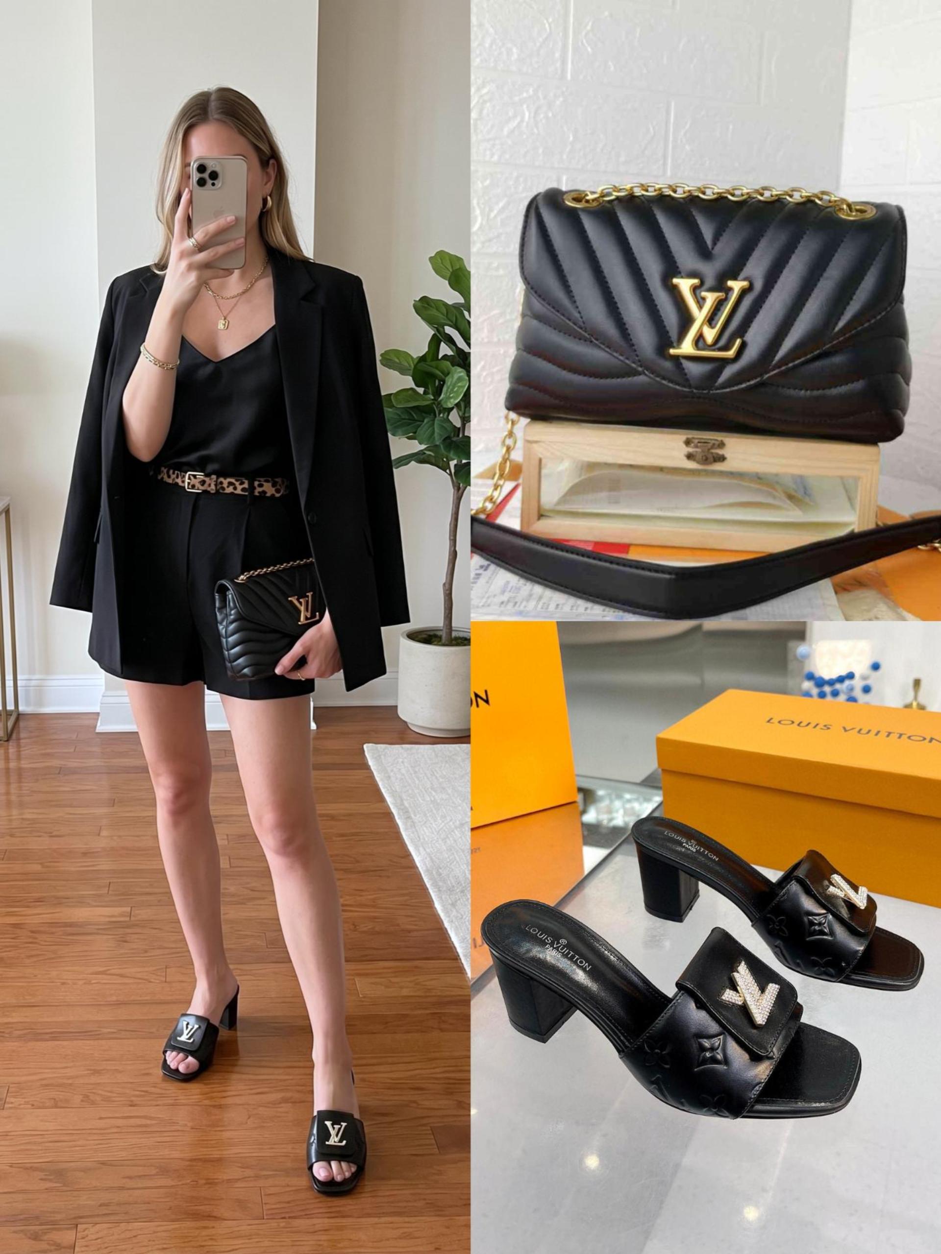 LV Shoes & Bag Set